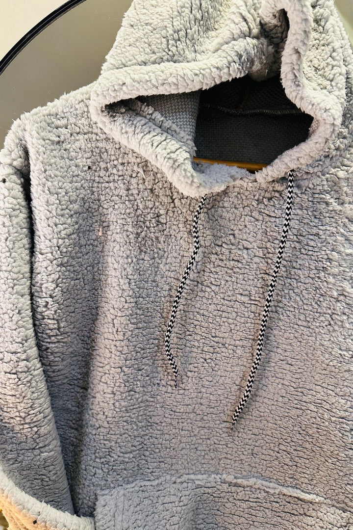 Hooded warm zipper