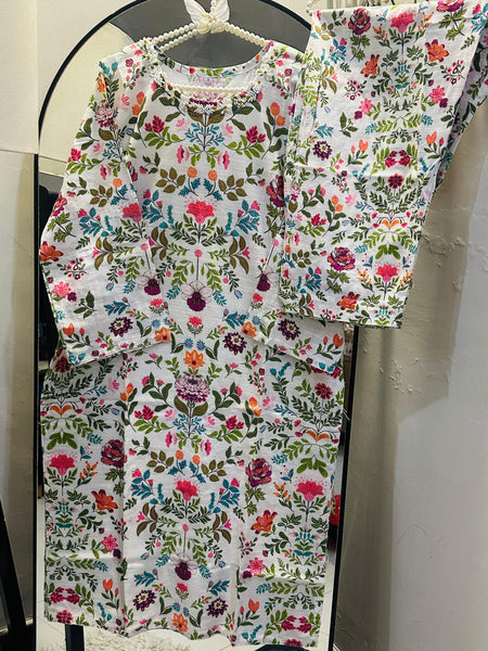 Rainbow floral