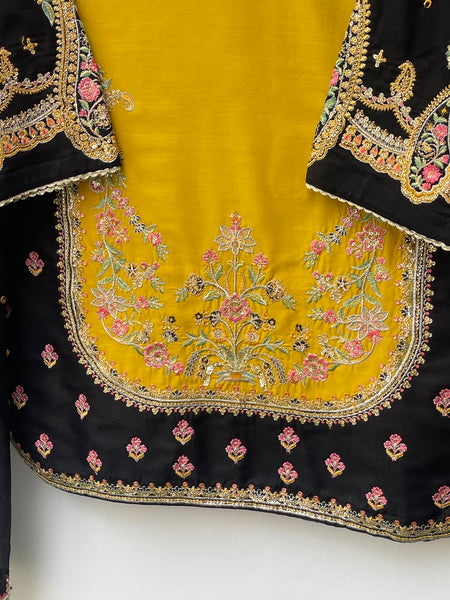 3 Piece– Mustard & Black