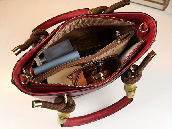 Premium Embossed Handbag – Sunflower Design