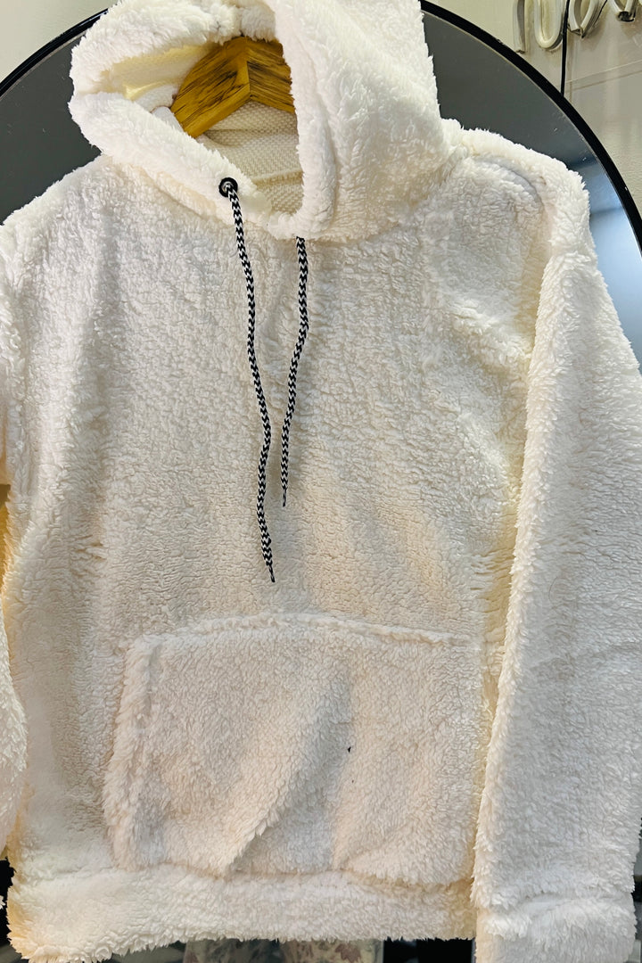 Hooded warm zipper