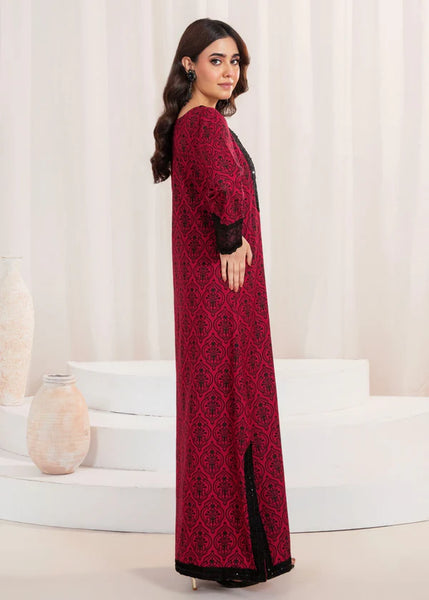 Ruby Elegance Summer Lawn 2-Piece – Printed Shirt & Trouser with Embroidered Details