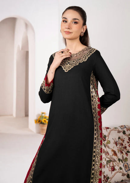 Midnight Elegance Embroidered Lawn 2 Piece