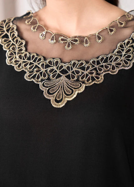 Midnight Elegance Embroidered Lawn 2 Piece