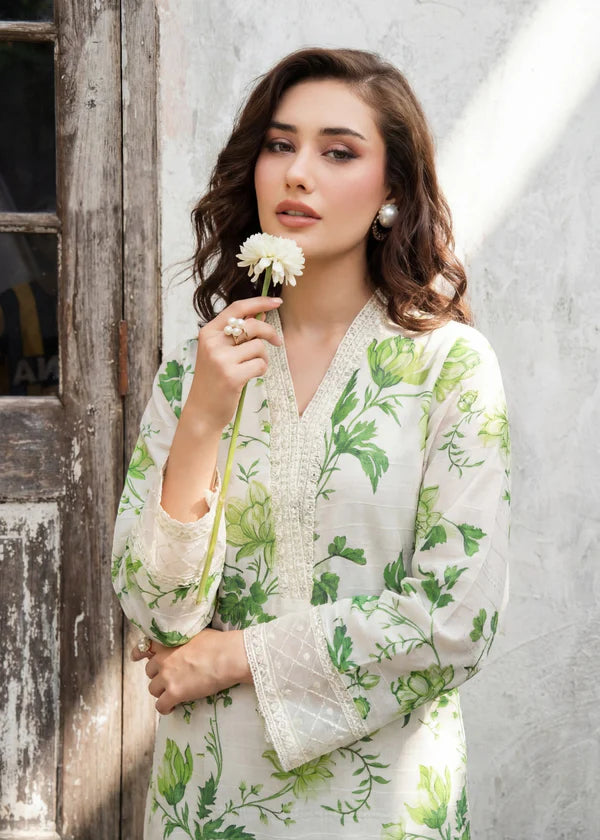 Garden Elegance Embroidered Lawn 3 Piece