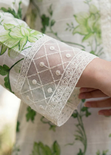 Garden Elegance Embroidered Lawn 3 Piece