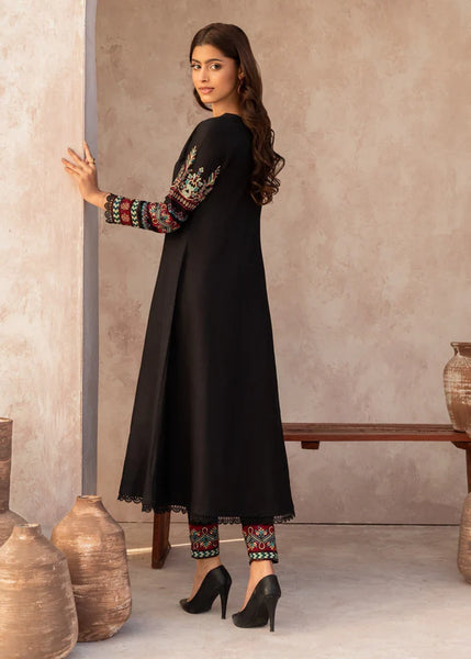 Midnight Charm Embroidered 2-Piece Lawn Suit