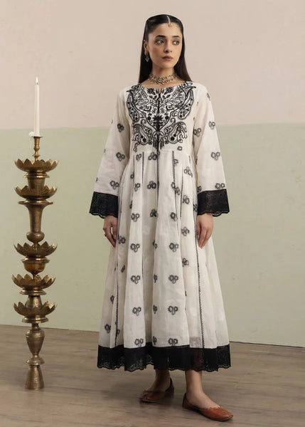 Midnight Embroidered Maxi Frock