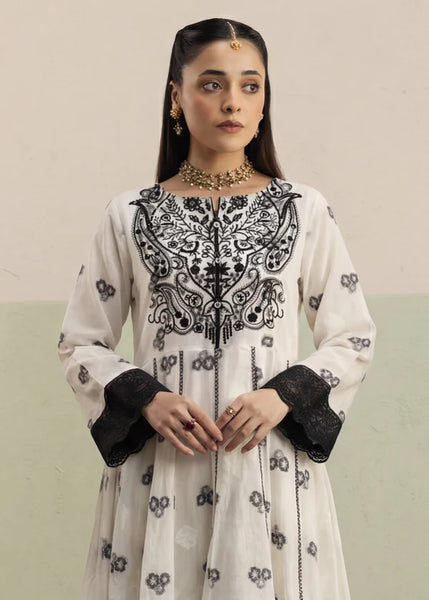 Midnight Embroidered Maxi Frock