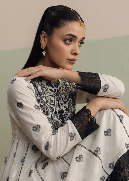 Midnight Embroidered Maxi Frock