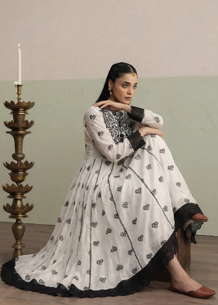 Midnight Embroidered Maxi Frock