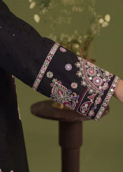 Midnight Noir Embroidered Kurta Set