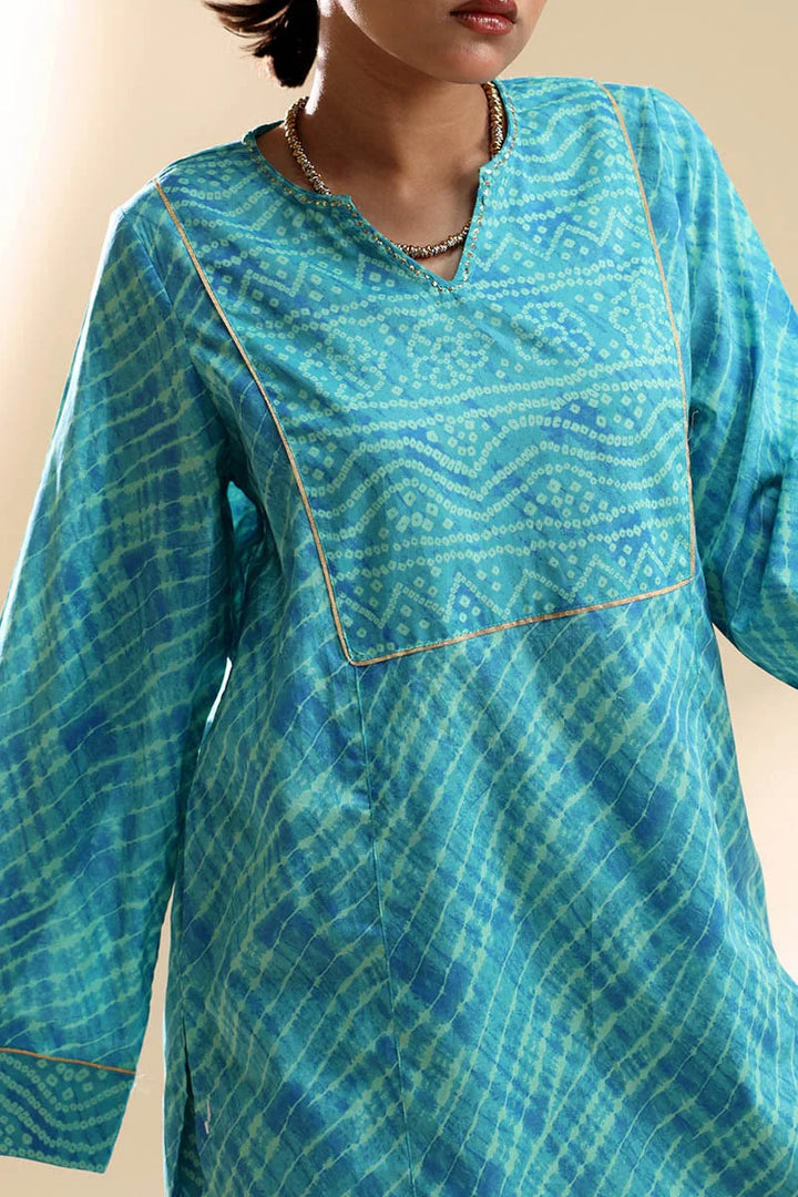 Generation Inspired Aqua Printed Co-Ord Set – 2 Piece