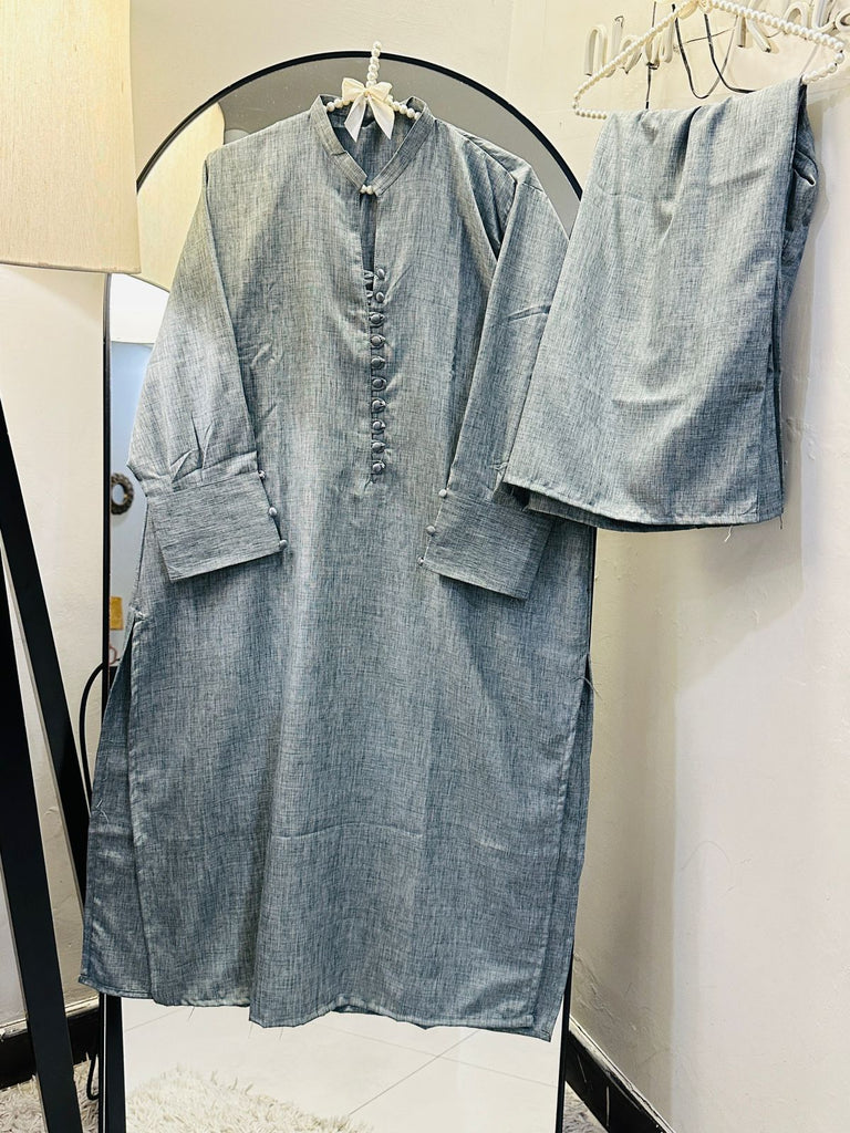 Grey Plain lilen long