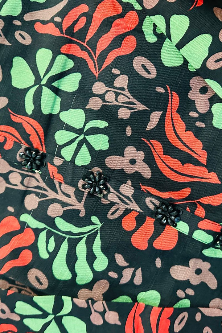 Fantasy floral khadar
