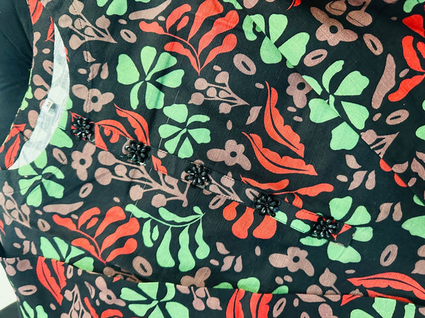 Fantasy floral khadar