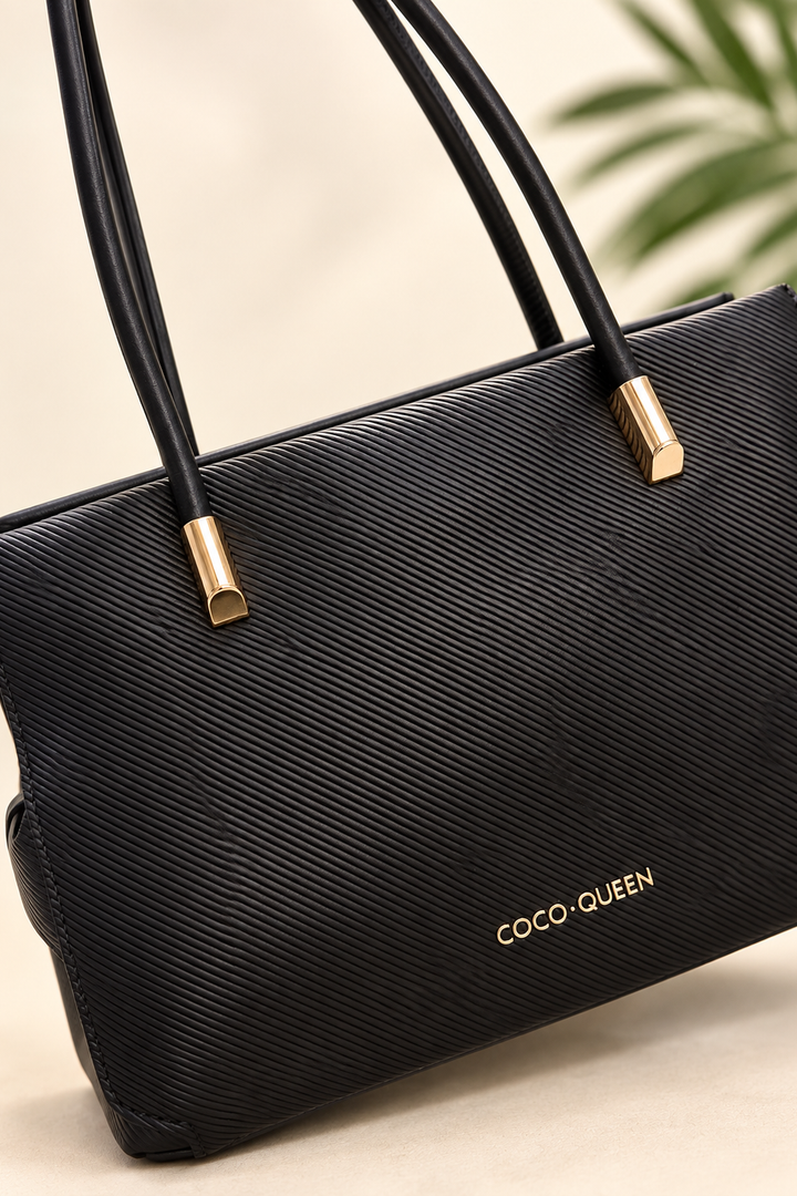 COCO QUEEN Textured Shoulder Bag – 2295