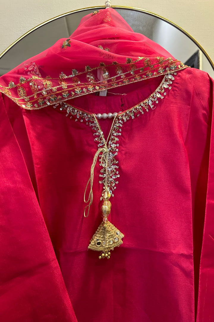 ✨ Regal Rose Handcrafted 3-Piece Ensemble ✨