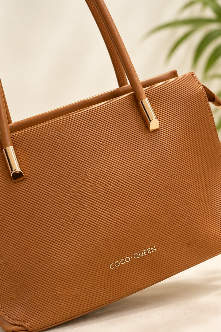 COCO QUEEN Textured Shoulder Bag – 2295