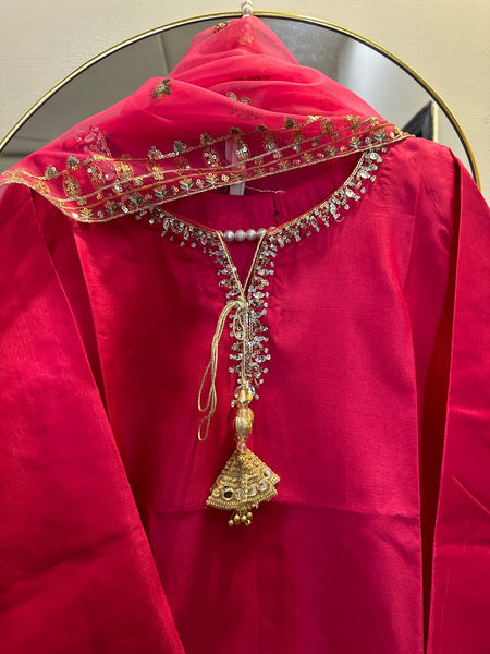 ✨ Regal Rose Handcrafted 3-Piece Ensemble ✨