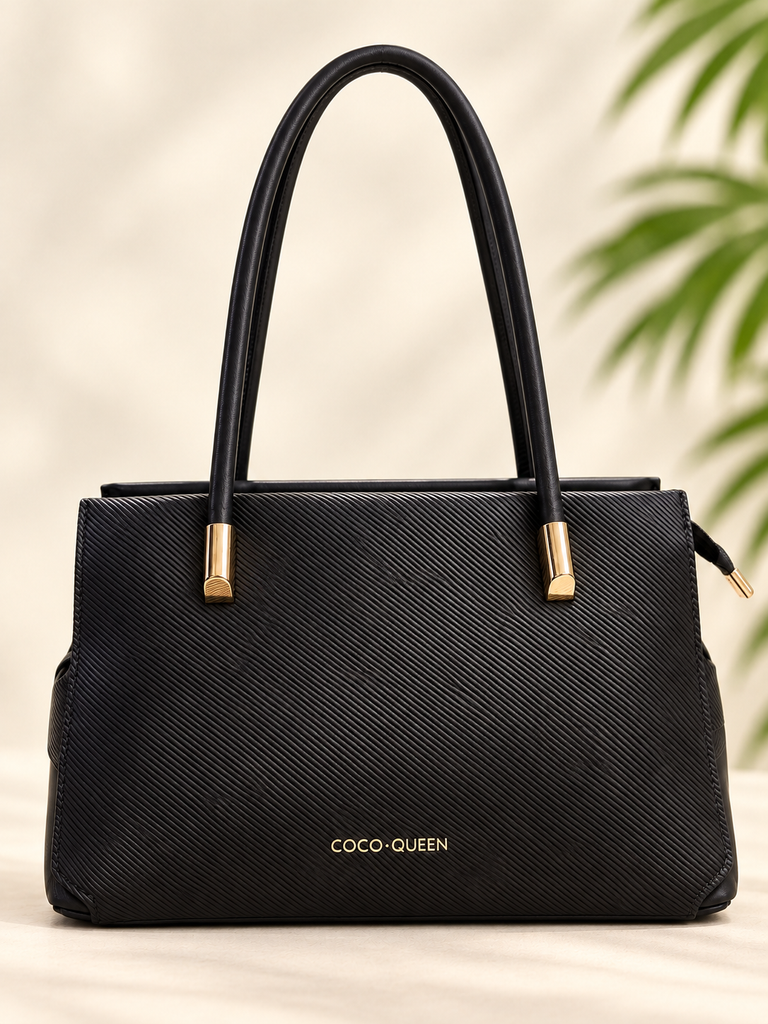 COCO QUEEN Textured Shoulder Bag – 2295