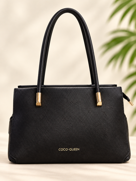 COCO QUEEN Textured Shoulder Bag – 2295